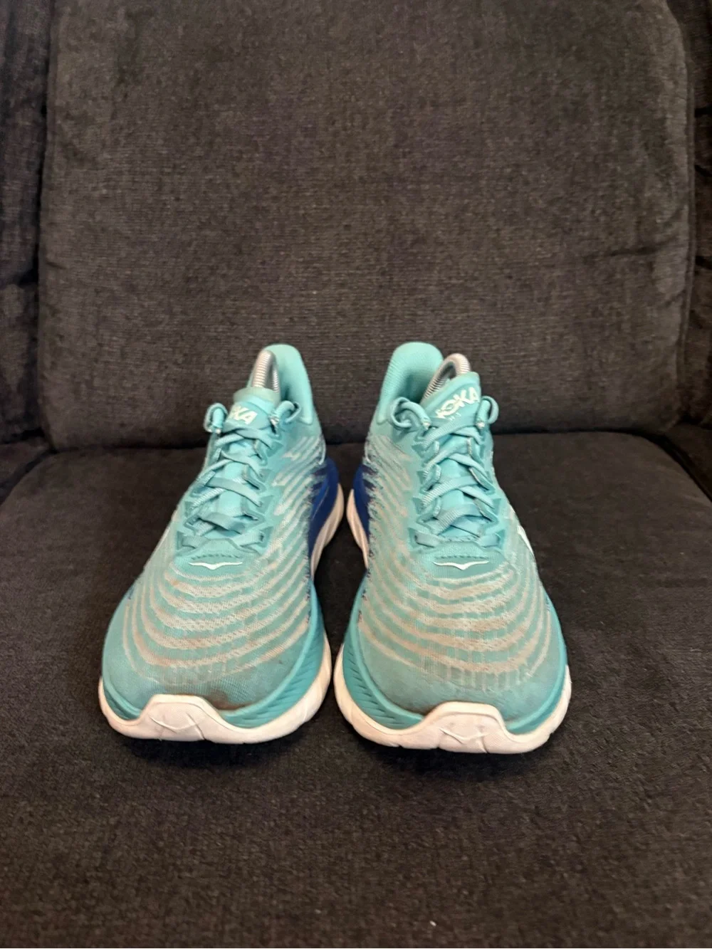 Hoka One One Mach 5 Womens Size 10B Blue Ocean Mist Running Shoes 1127894 OMES